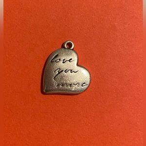 James Avery Love you more Charm